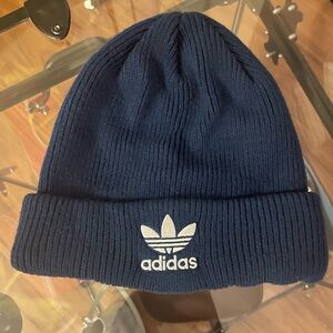 Adidas Dark Blue Knit Beanie